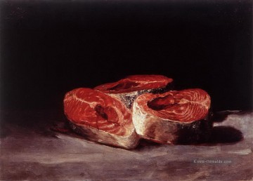  francisco - Stillleben Drei Lachssteaks Francisco de Goya